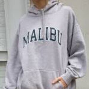 John Galt Gray Malibu Hoodie - One Size